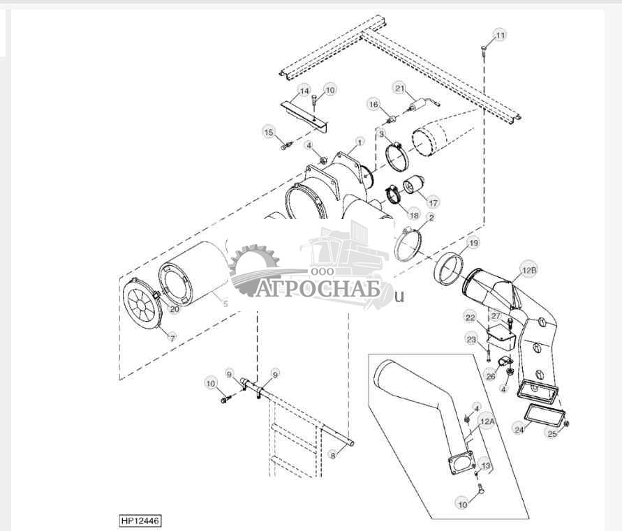 AIR CLEANER AND INTAKE TUBES 